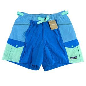 Patagonia Outdoor Everyday 4" Bayou Blue Cargo Shorts Women's Size S - XL